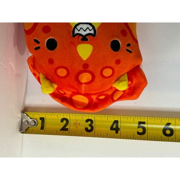 Cats vs Pickles TRI-CAT-ATOPS #399 Chonks Orange Dinosaur 6" - Picture 5 of 5